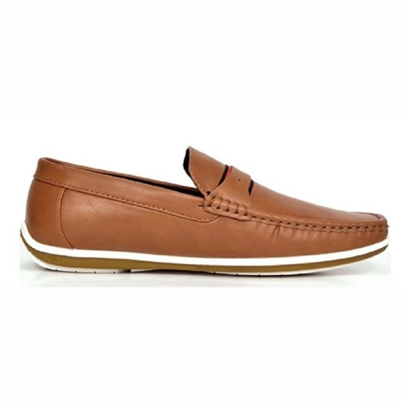 Mens "Bush" Italian Style Driving Loafers - Picture 2 of 4